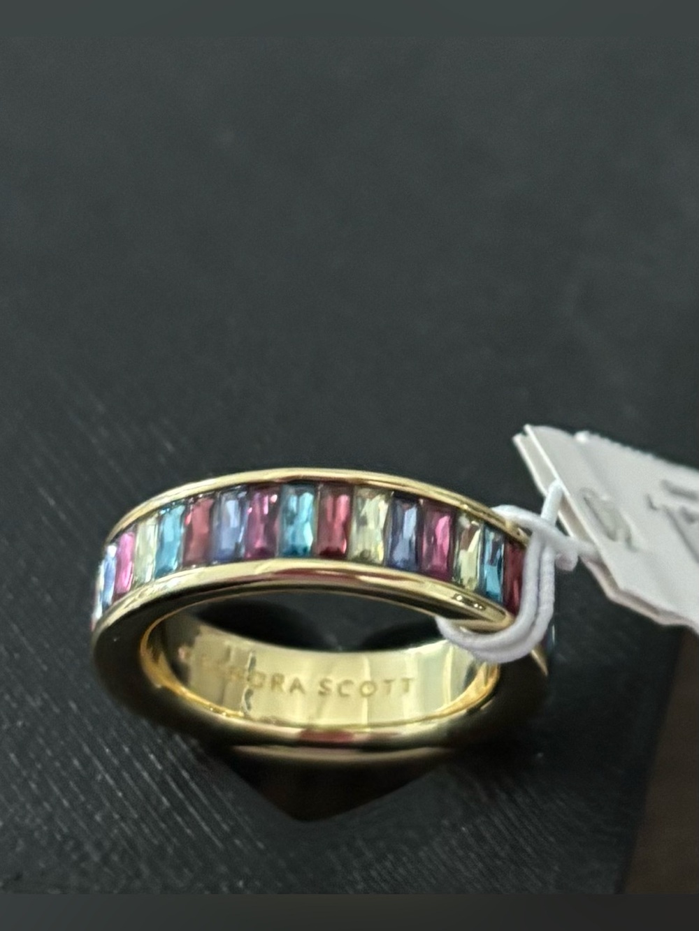 Kendra Scott Multicolor Crystal Band Ring - Picture 8 of 10